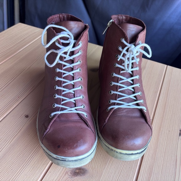 Andrea Conti leather sneakers high top lace up 38 - Picture 9 of 9